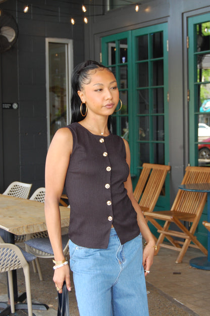 Texture Knit Vest