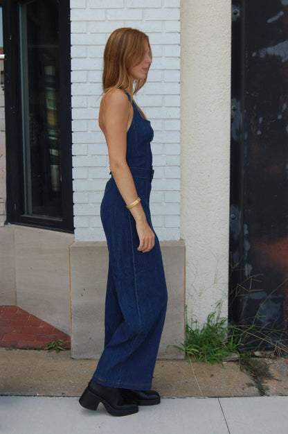 Halter Wide Leg Jumpsuit