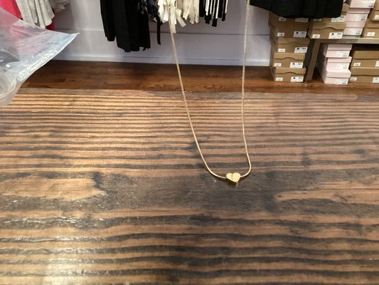 Sliding Heart Non Tarnish Necklace
