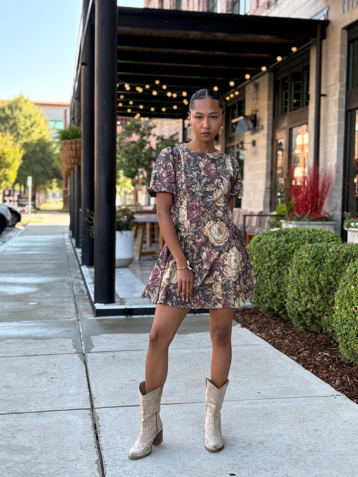 Vintage Floral Dress