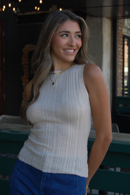 Ribbed Knit Top