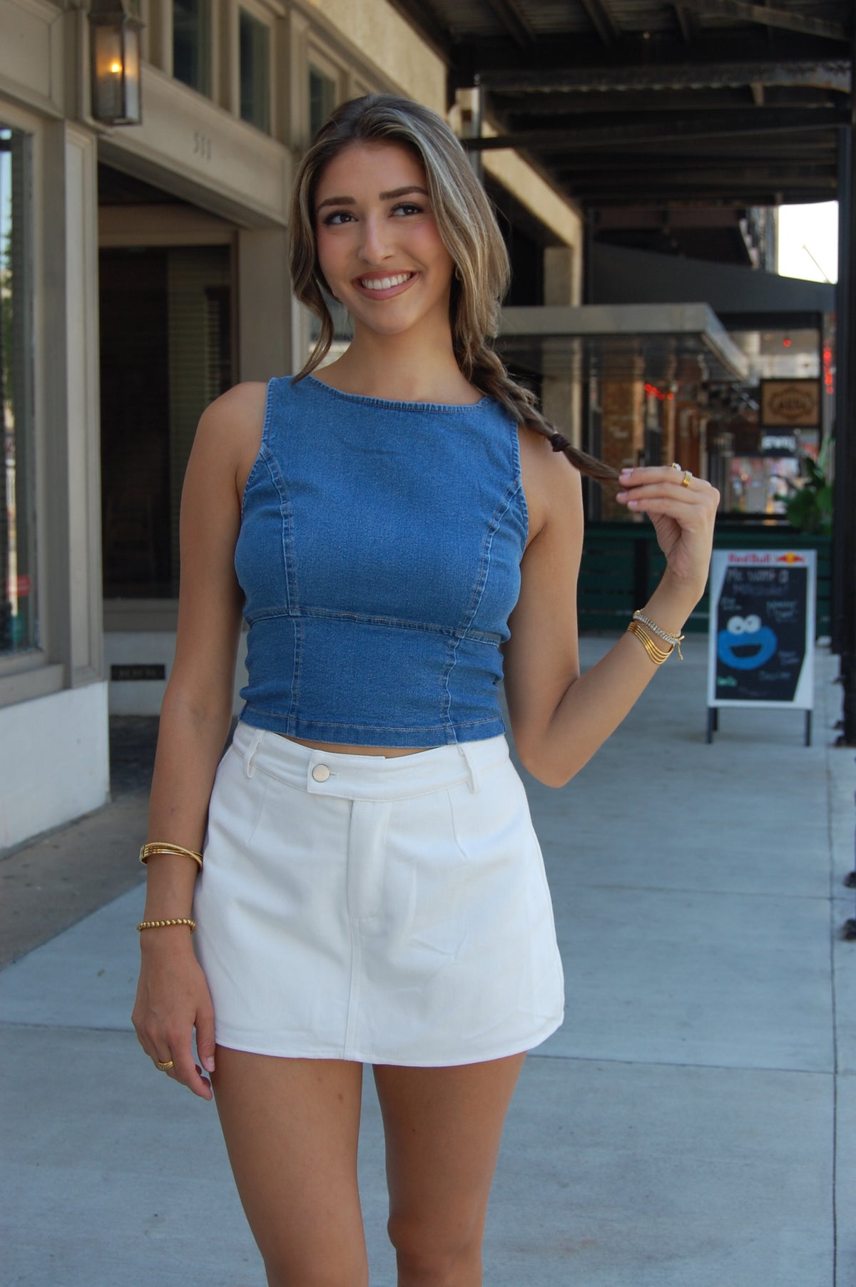 Sculpted Stretch Tank