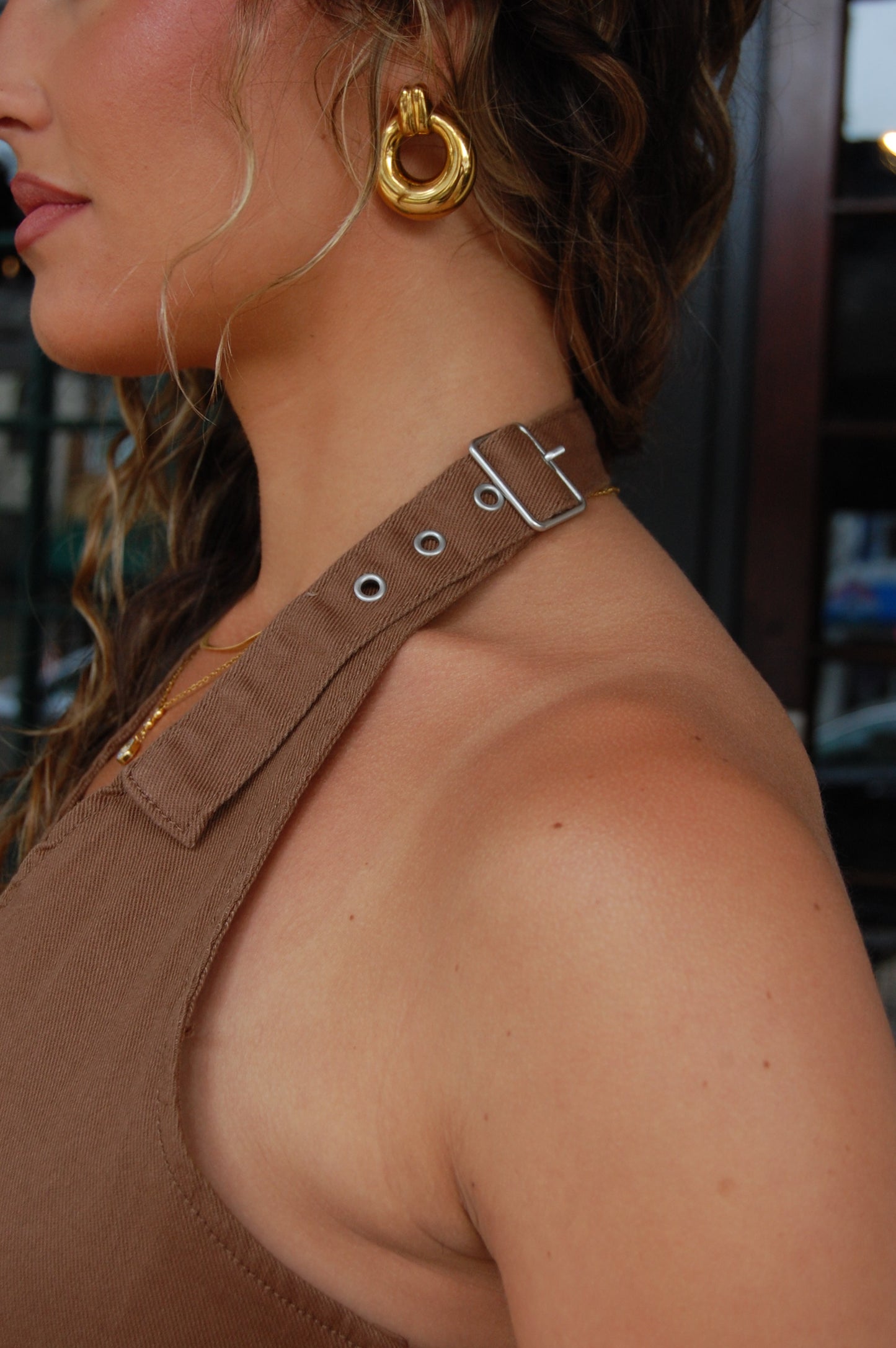 Studded Halter Top