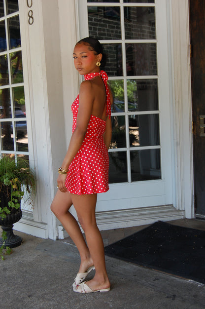 Polka Dot Bodycon Dress