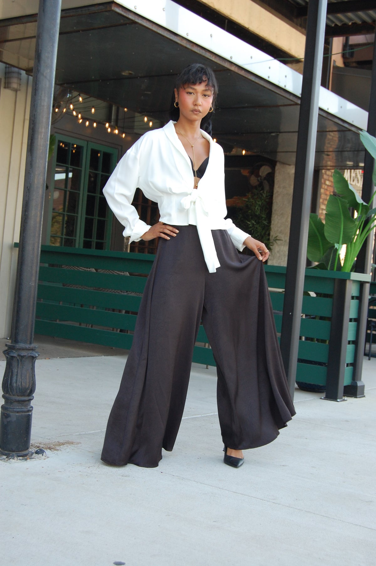 Flowy Silk Pants