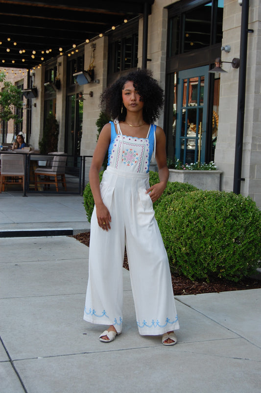 Embroidered Jumpsuit