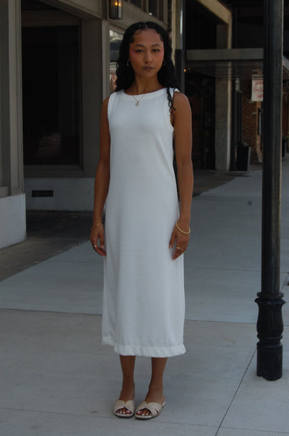 Button Midi Dress