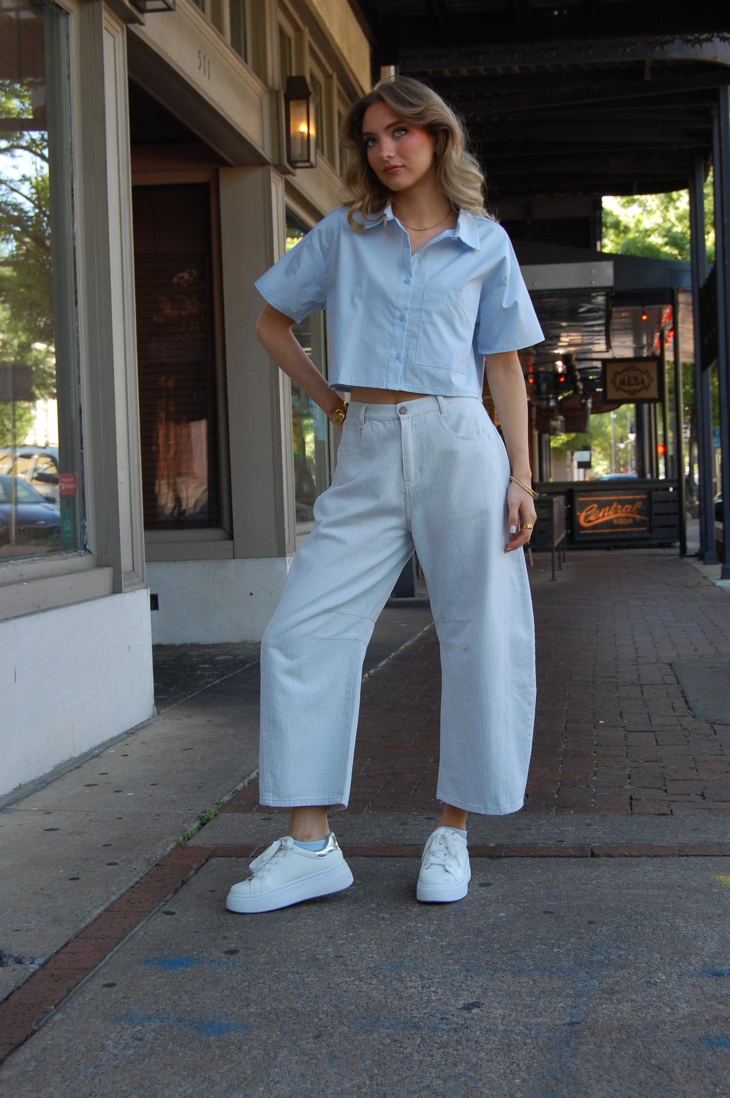 Boxy Button Down