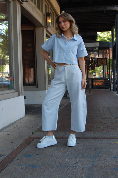 Boxy Button Down