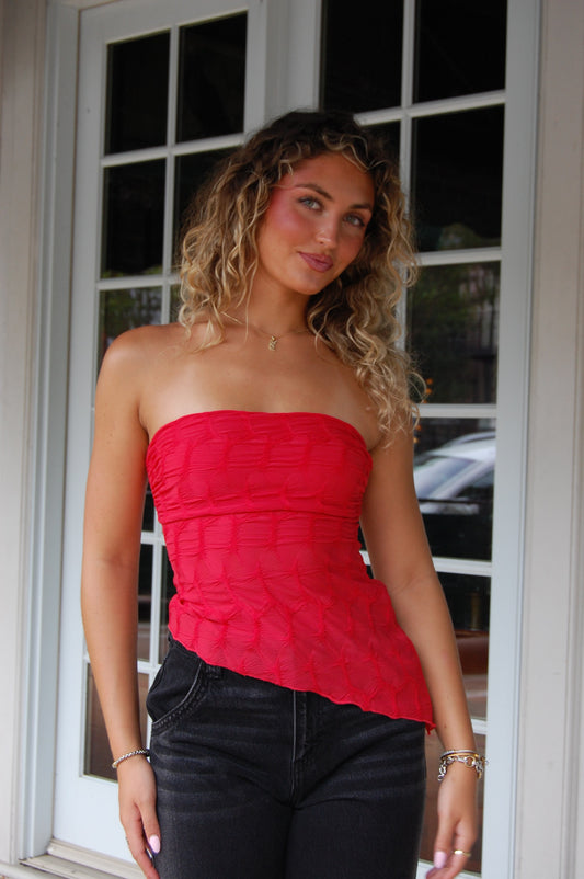 Textured Tube Top