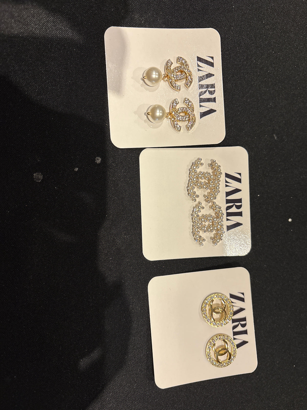 Non Tarnish Chanel Earrings