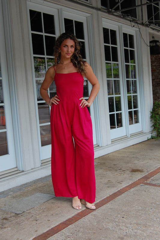 Pleated Jumpsuit
