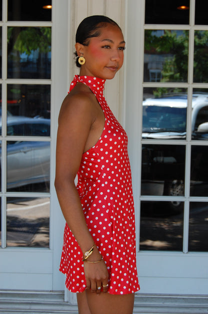 Polka Dot Bodycon Dress