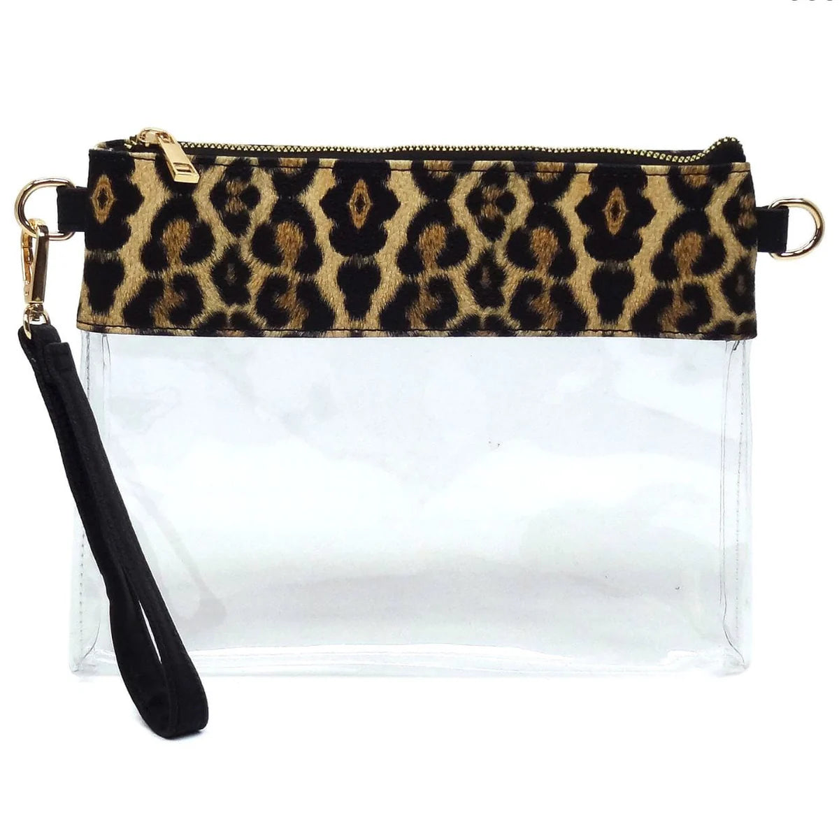 Clear Crossbody Clutch