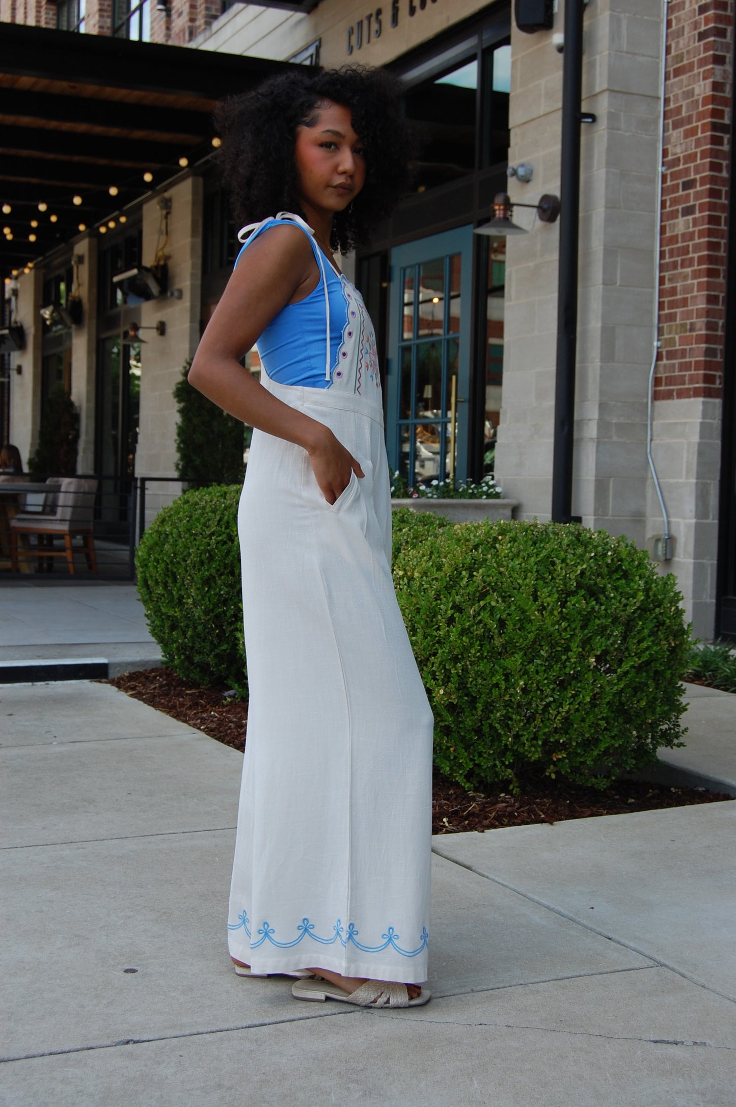 Embroidered Jumpsuit