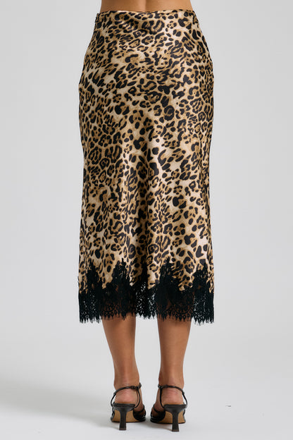 Leopard Midi Skirt