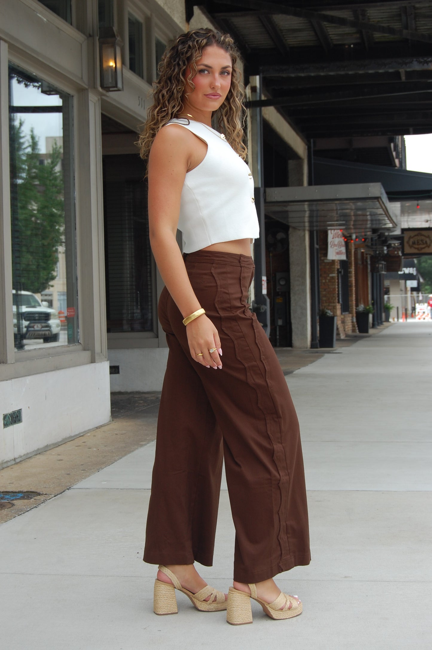 Wide Leg Trousers