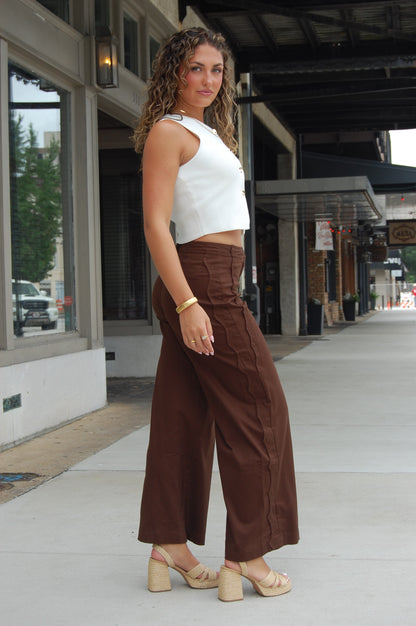Wide Leg Trousers