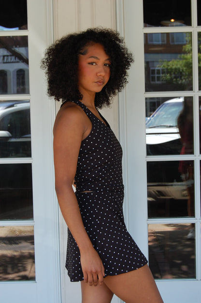 Polka Dot Active Top Set