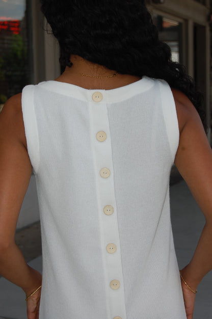 Button Midi Dress