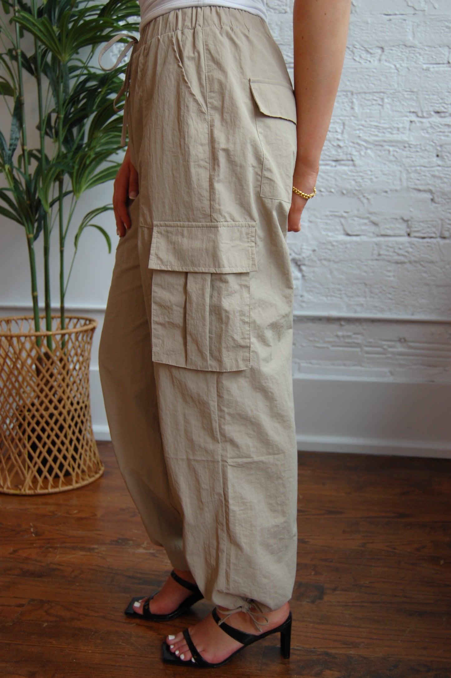 High Waist Cargo Pants