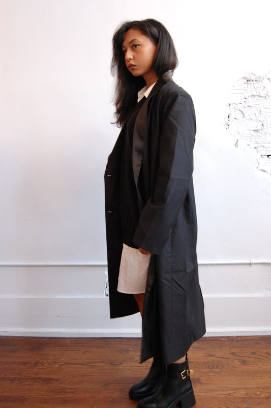 Tuxedo Trench Coat