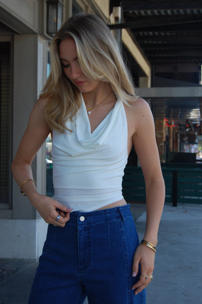 Knotted Halter Top