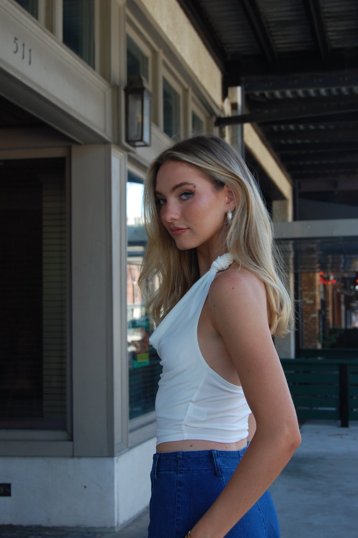 Knotted Halter Top