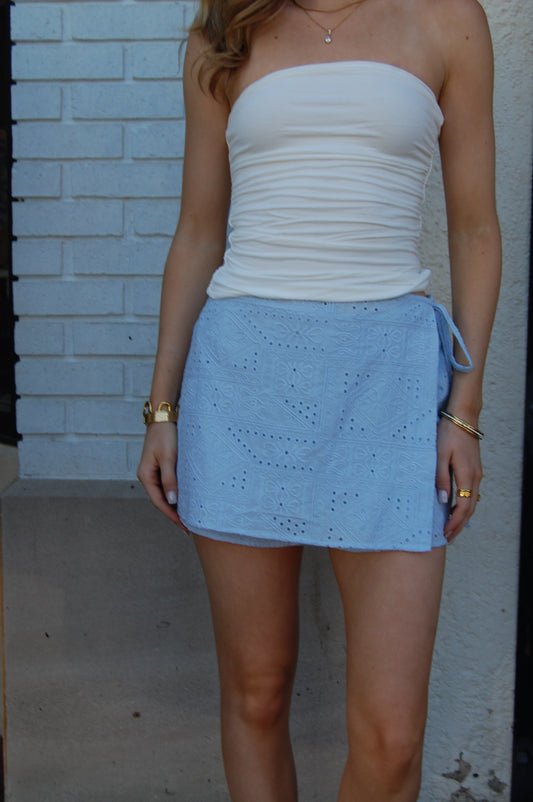 Eyelet Skort