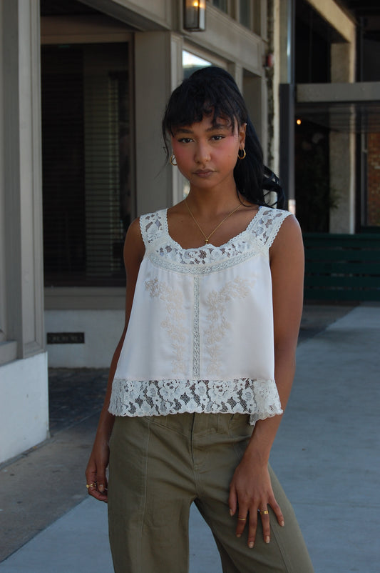 Lace Strap Top