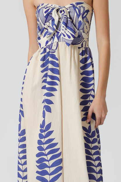 Tube Printed Jumpsuit