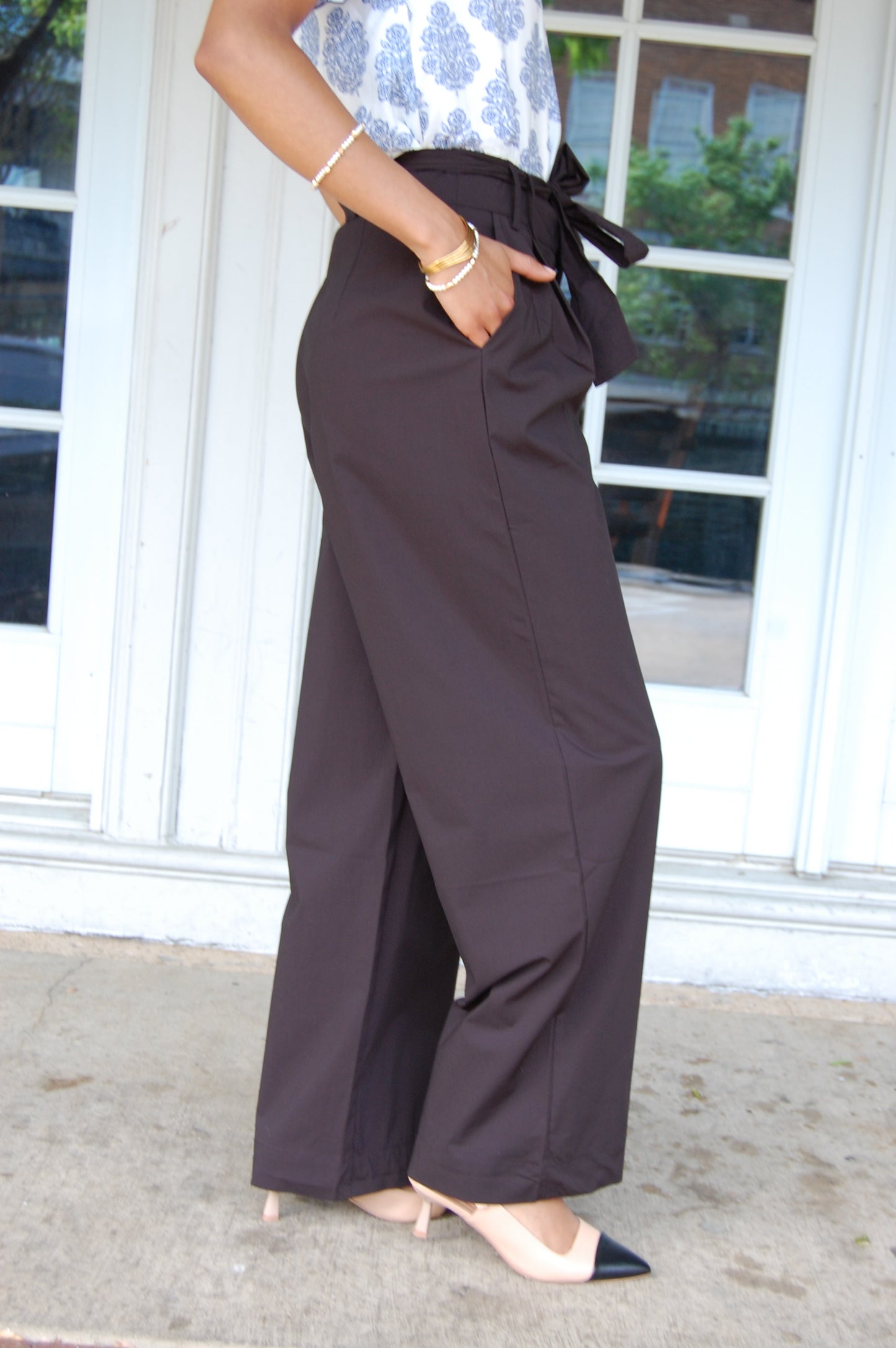 Tie Woven Pants