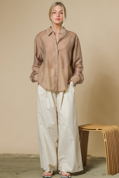 Sheer Raglan Top