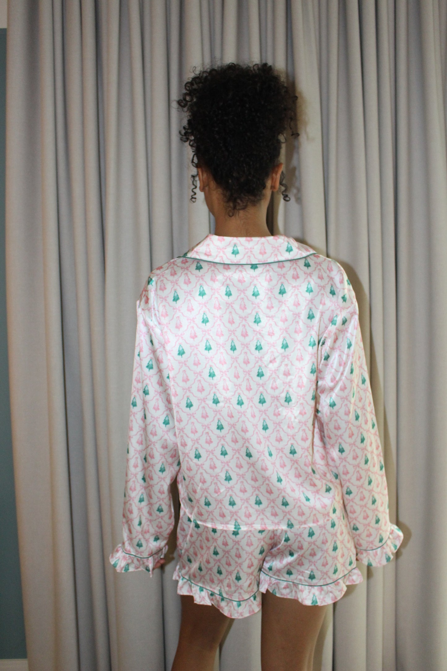 Trees and Bows PJ Top