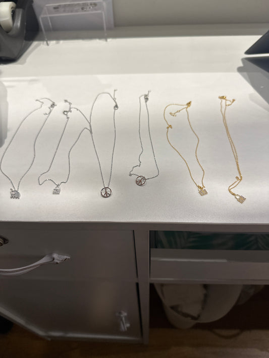 Gold Dipped Charm Necklace