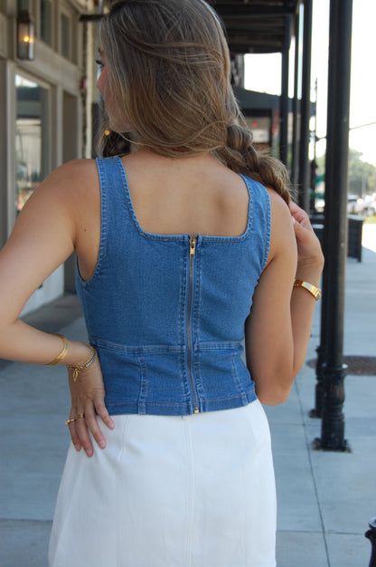 Sculpted Stretch Tank