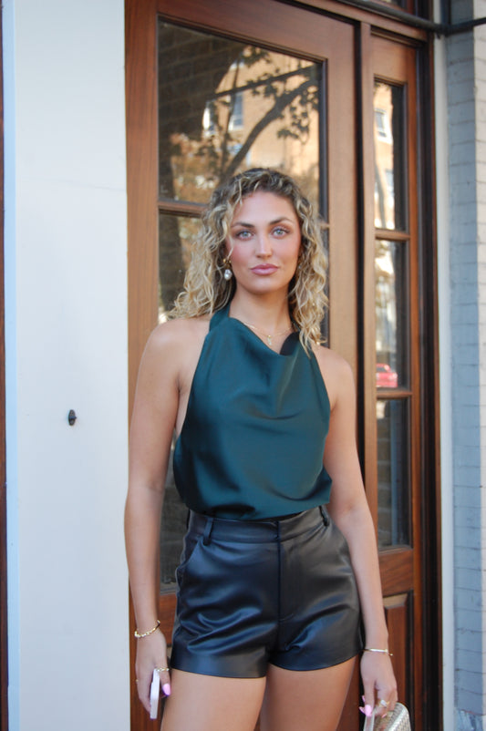 Satin Halter Top
