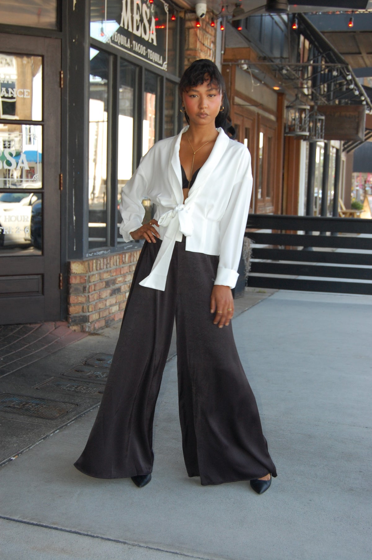 Flowy Silk Pants