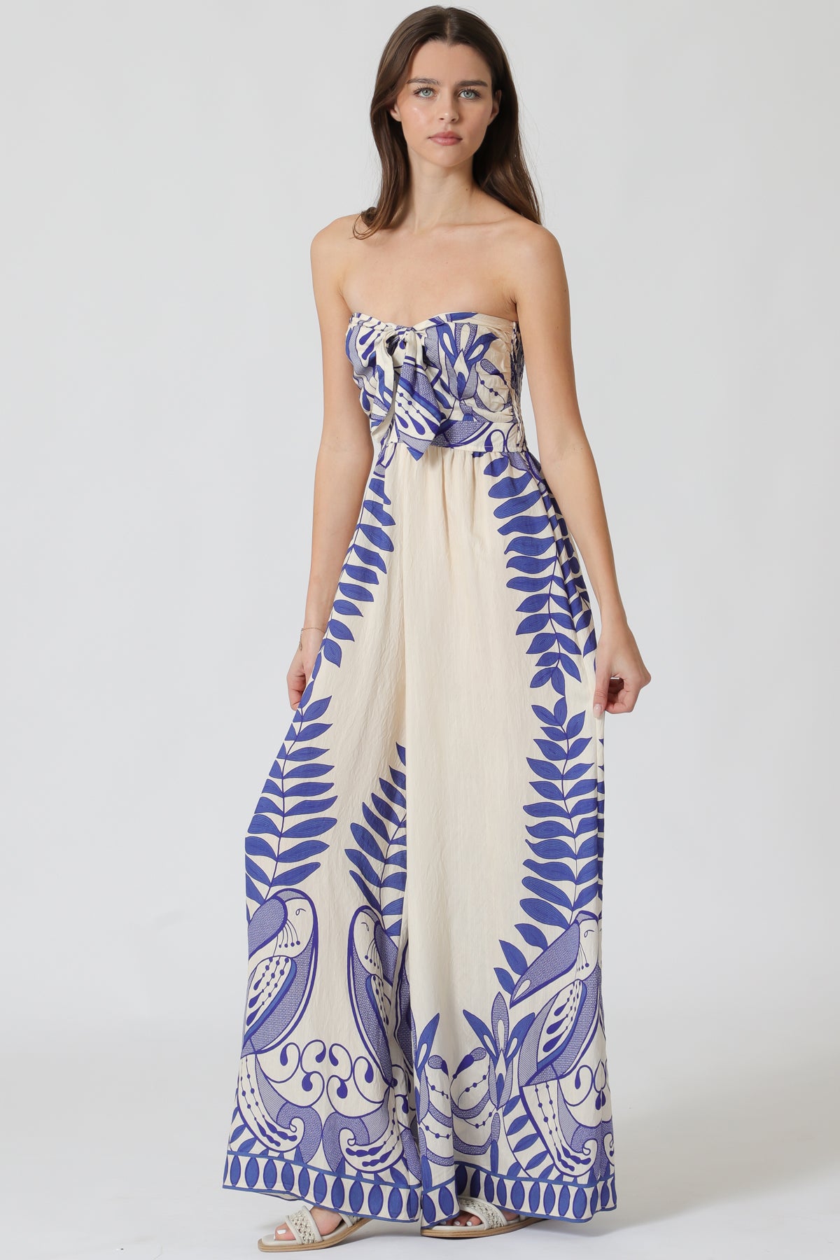 Tube Printed Jumpsuit