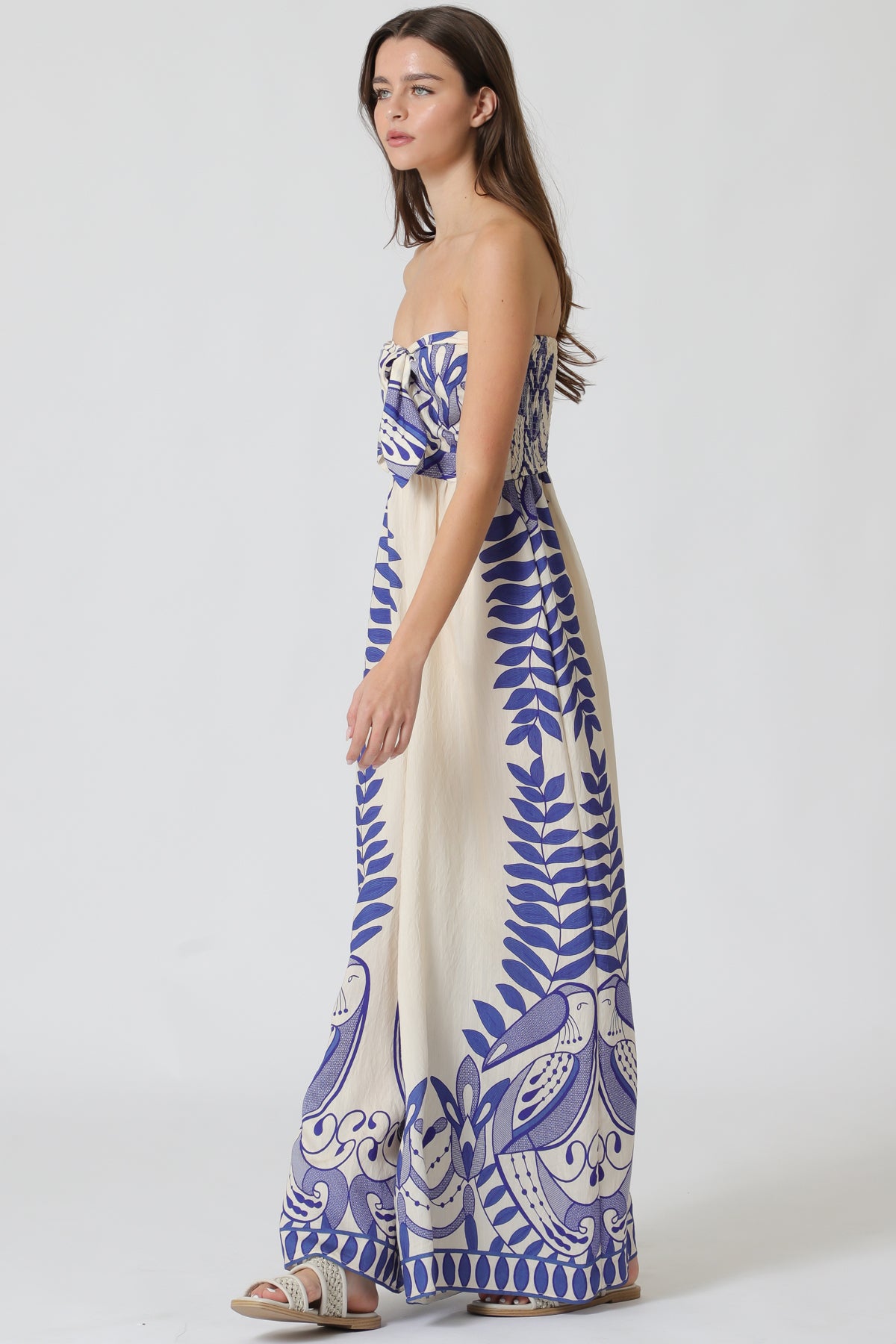 Tube Printed Jumpsuit