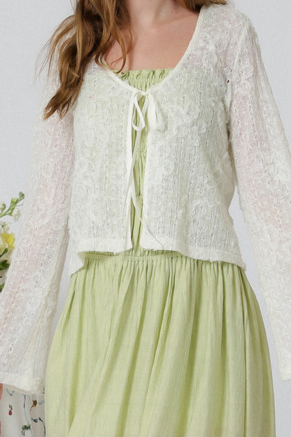 Floral Textured Cardigan