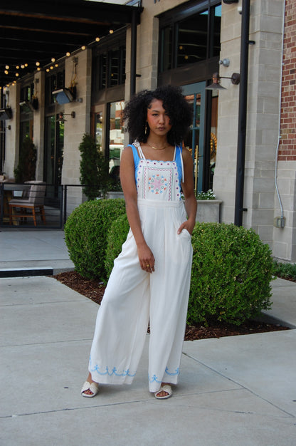 Embroidered Jumpsuit