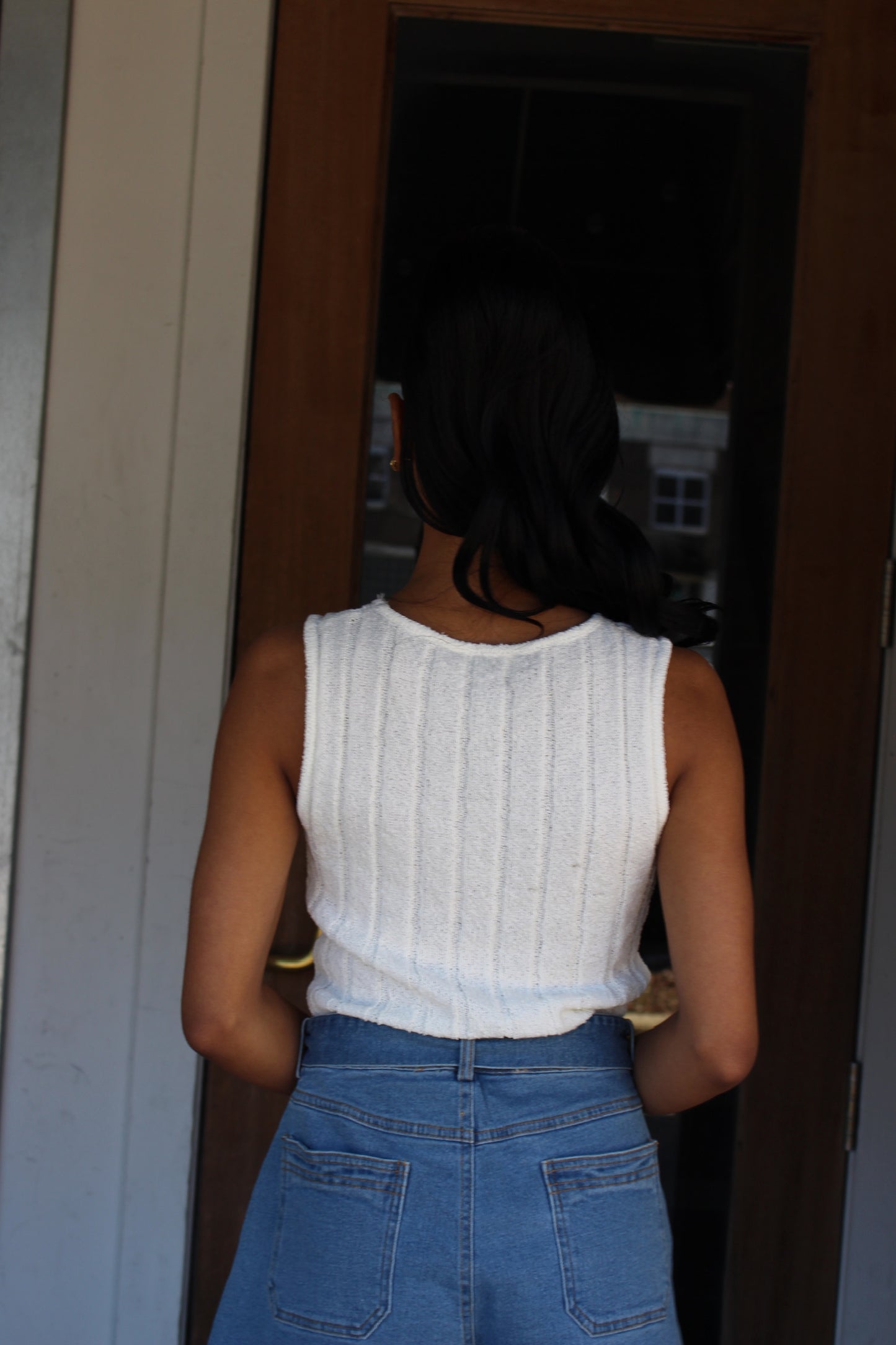 Sleeveless Knit Top