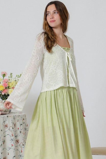 Floral Textured Cardigan