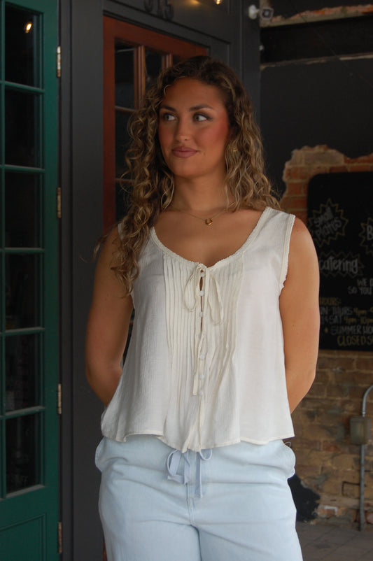 Lace Trim Top