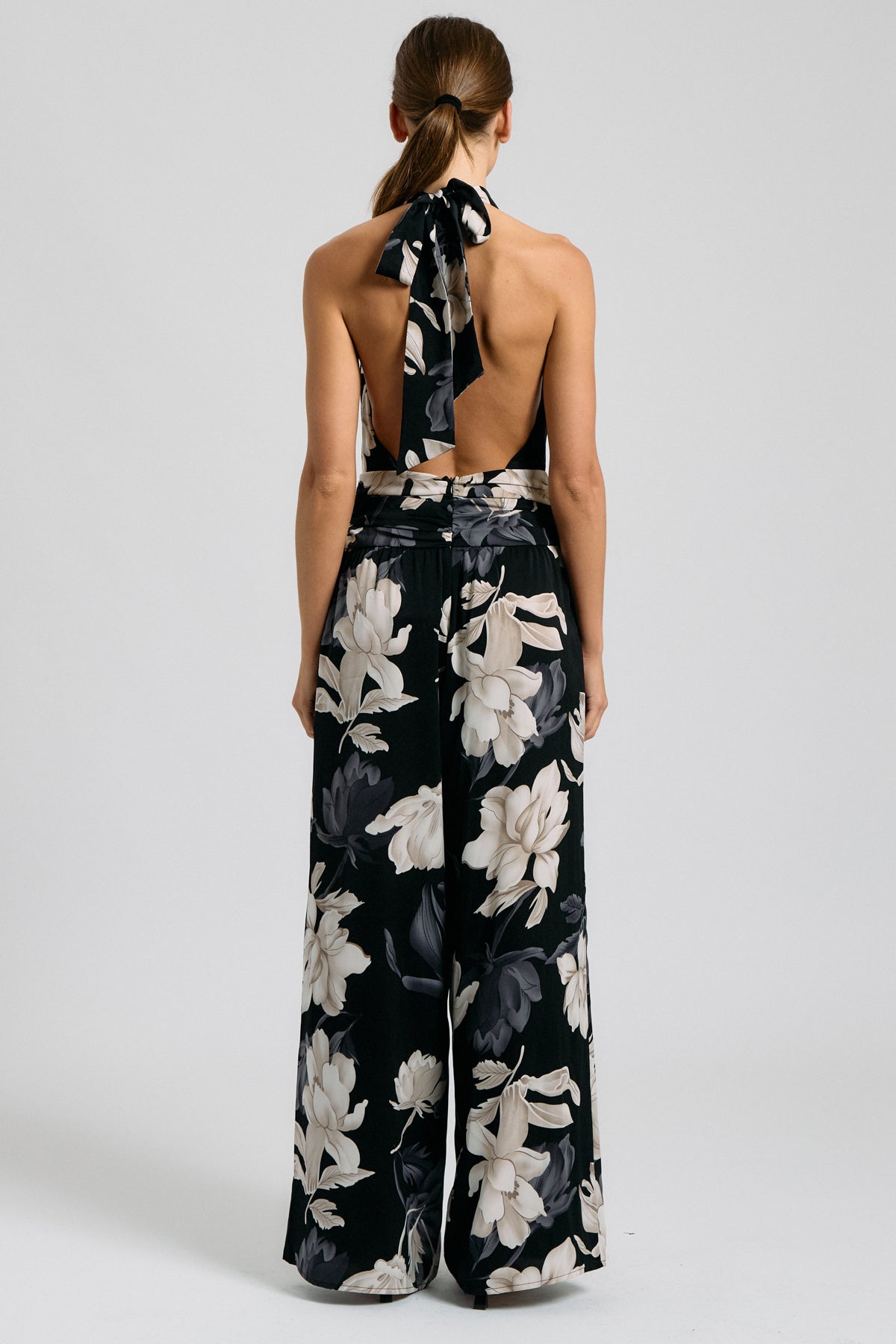 Floral Halter Jumpsuit