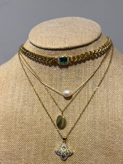 Cushion Cut Necklace