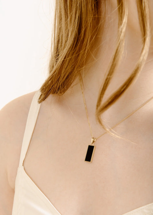 Non-Tarnish Black Pendant