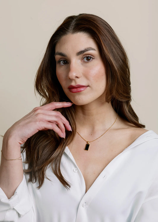 Non-Tarnish Black Pendant