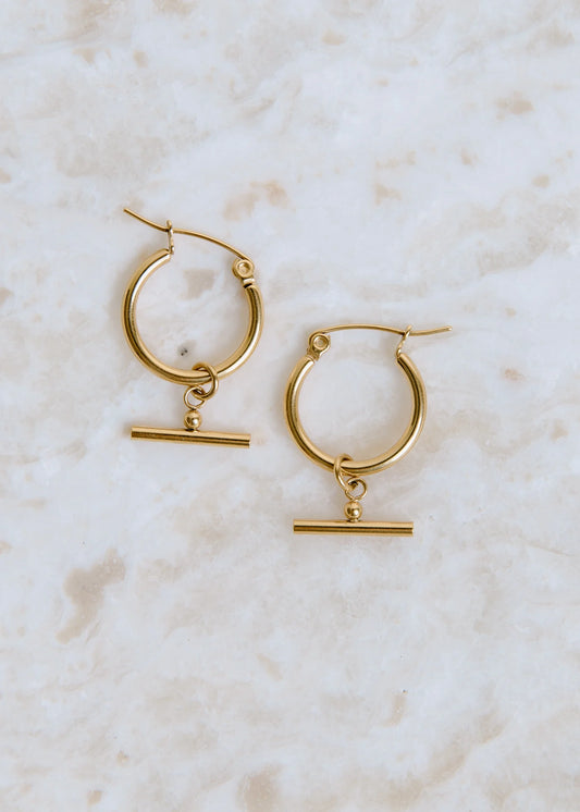 Non-Tarnish Luna Earrings
